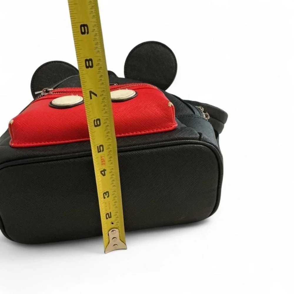 Loungefly Mickey Mouse Backpack Kids Mini‎ Black Red 3D Ears Disney